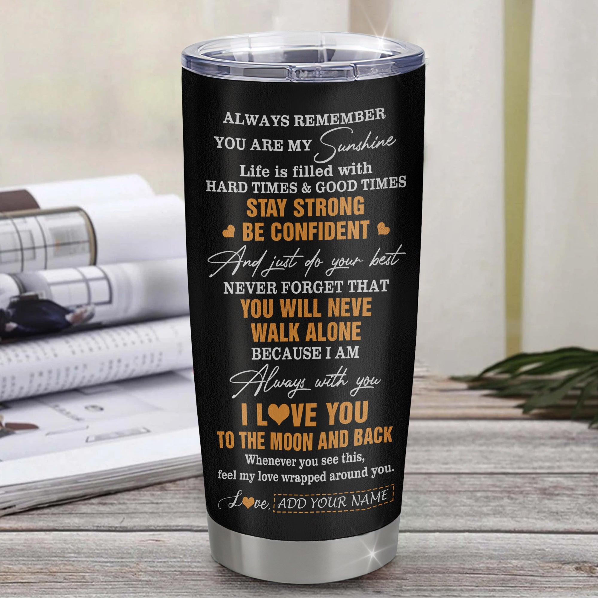 Personalized To My Amazing Granddaughter Tumbler From Grandma Lion It A Big Hug Granddaughter Birthday Gifts Graduation Christmas Custom Stainless Steel Travel Mug | teecentury