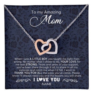 Mother-in-law Necklace, Boyfriend's Mom Necklace, Presents For Mother  Gifts, Raise Boy Thank - Necklacespring
