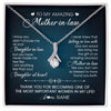 Alluring Beauty Necklace | Personalized To My Amazing Mother In Law Necklace From Daughter Amazing And Kind Mother In Law Birthday Christmas Jewelry Customized Gift Box Message Card | teecentury