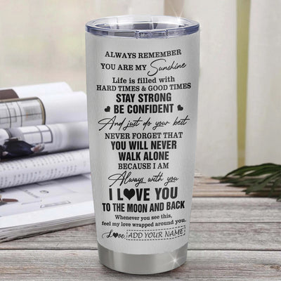 Personalized To My Amazing Nephew Tumbler From Aunt Auntie Woman It A Big Hug Nephew Birthday Gifts Graduation Christmas Custom Stainless Steel Travel Mug | teecentury