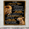 Personalized To My Amazing Niece Blanket From Uncle Lion It A Big Hug Niece Birthday Gifts Graduation Christmas Customized Fleece Throw Blanket | teecentury