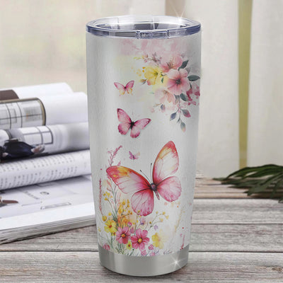 Personalized To My Amazing Niece Tumbler From Aunt Uncle Auntie Butterfly It A Big Hug Niece Birthday Gifts Graduation Christmas Customized Stainless Steel Mug | teecentury