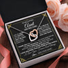 Interlocking Hearts Necklace Stainless Steel & Rose Gold Finish | 2 | Personalized To My Aunt Necklace Gifts Meaningful Gift To Aunt From Niece Without You There Is No Me Mothers Day Birthday Custom Gift Box Message Card | https://teecentury.