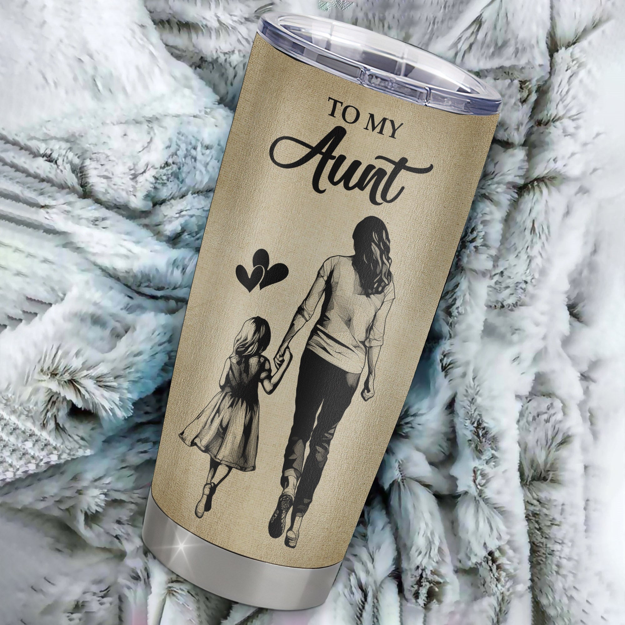 Personalized To My Aunt Tumbler From Niece Stainless Steel Cup For All The Times That I Forgot To Thank You Aunt Birthday Mothers Day Christmas Travel Mug | teecentury