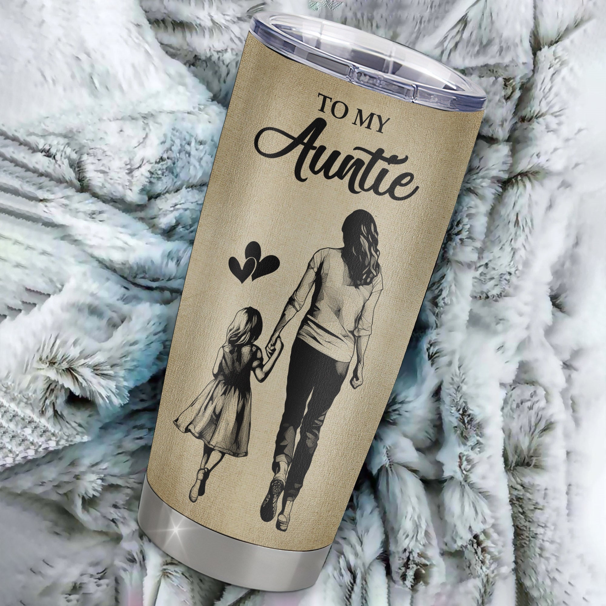 Personalized To My Auntie Tumbler From Niece Stainless Steel Cup For All The Times That I Forgot To Thank You Auntie Birthday Mothers Day Christmas Travel Mug | teecentury