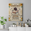 Personalized To My Badass Niece Canvas From Uncle Aunt Auntie I Am The Storm Niece Gifts Birthday Graduation Christmas Custom Wall Art Print Framed Canvas | teecentury