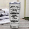 Personalized To My Badass Niece I Am The Storm Tumbler From Uncle Aunt Auntie Beautiful Niece Birthday Gifts Graduation Christmas Adults Custom Stainless Steel Mug | teecentury
