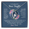 Forever Love Necklace | Personalized To My Beautiful Bonus Daughter Necklace From Bonus Mom Someday When The Pages Bonus Daughter Birthday Christmas Customized Gift Box Message Card | teecentury
