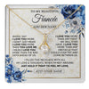 Alluring Beauty Necklace 18K Yellow Gold Finish | 1 | Personalized To My Beautiful Fiancee Necklace From Fiance When I Say Fiancee Gifts Romantic Birthday Valentines Christmas Custom Gift Box Message Card | https://teecentury.