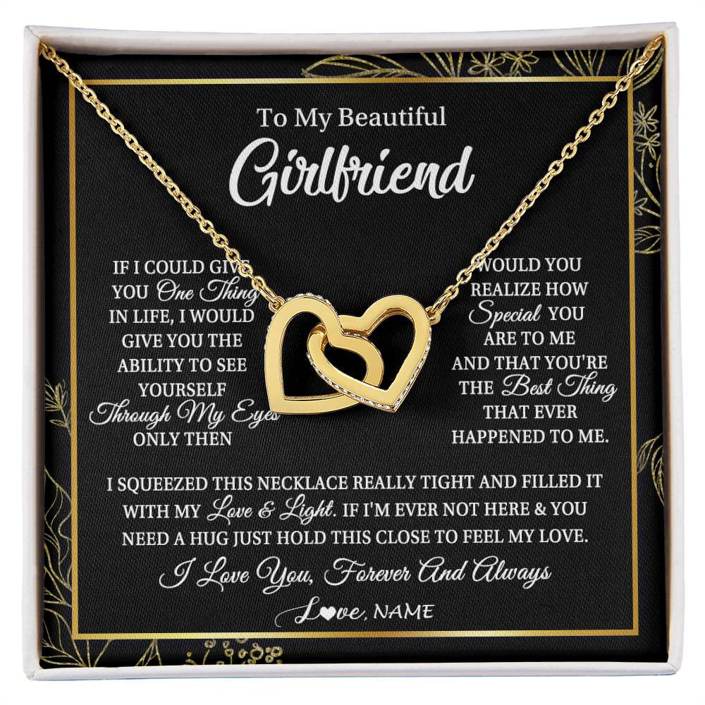 Heartfelt Gift For Girlfriend - Open Heart Pendant Necklace - Sentimen –  Liliana and Liam