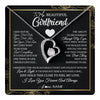 Forever Love Necklace 14K White Gold Finish | 1 | Personalized To My Beautiful Girlfriend Necklace From Boyfriend I May Not Be Your First Day Girlfriend Valentines Day Birthday Customized Gift Box Message Card | teecentury