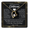 Forever Love Necklace 18K Yellow Gold Finish | 1 | Personalized To My Beautiful Girlfriend Necklace From Boyfriend I May Not Be Your First Day Girlfriend Valentines Day Birthday Customized Gift Box Message Card | teecentury