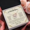 Interlocking Hearts Necklace Stainless Steel & Rose Gold Finish | 2 | Personalized To My Beautiful Girlfriend Necklace Gift From Boyfriend Promise Necklace For Girlfriend Birthday Christmas Customized Gift Box Message Card | teecentury
