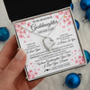Forever Love Necklace 14K White Gold Finish | 2 | Personalized To My Beautiful Goddaughter From Godmother Uncle Necklace Never Forget Birthday Gifts For Goddaughter Gift Christmas Gift Box Message Card | teecentury.myshopify