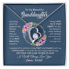 Forever Love Necklace | Personalized To My Beautiful Granddaughter Necklace From Grandma Someday When The Pages Granddaughter Birthday Christmas Customized Gift Box Message Card | teecentury