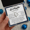 Forever Love Necklace 14K White Gold Finish | 2 | Personalized To My Beautiful Granddaughter Necklace From Granparents Feel My Love Valentine Gifts For Granddaughter Birthday Christmas Gift Box Message Card | teecentury.myshopify
