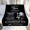 Personalized To My Beautiful Niece Blanket From Uncle Believe In Yourself Niece Birthday Gifts Graduation Christmas Customized Fleece Throw Blanket | teecentury