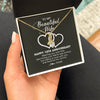 Alluring Beauty Necklace 18K Yellow Gold Finish | Personalized To My Beautiful Wife Necklace From Husband 10 Years Wedding Anniversary For Her Married 10th Anniversary For Her Customized Gift Box Message | teecentury