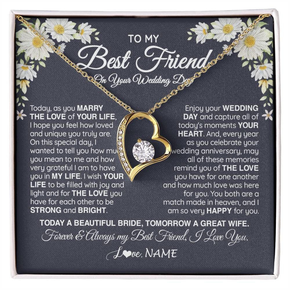 Atiara Gifts Friend to Bride Necklace Gift with Message Card, on India |  Ubuy