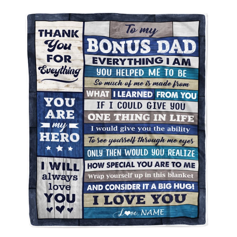 ThisWear Adoptive Dad Gifts for Men Bonus Dad You Are A Special Gift From  Above Poem Decorative Kitchen Towel White 