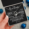 Forever Love Necklace 14K White Gold Finish | 2 | Personalized To My Bonus Daughter Gifs From Bonus Mom Necklace How Much I Love You Stepddaughter Birthday Gifts Christmas Customized Gift Box Message Card | teecentury