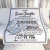 Personalized To My Bonus Daughter Gifts Blanket From Stepmom Elephant My Only Wish For You Stepdaughter Birthday Gifts Graduation Christmas Fleece Blanket | teecentury