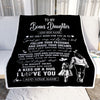 Personalized To My Bonus Daughter Gifts Blanket From Stepmom My Only Wish For You Stepdaughter Birthday Gifts Graduation Christmas Fleece Throw Blanket | teecentury