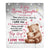 Personalized To My Bonus Daughter Gifts Blanket From Stepmom Stepdad Proud Of You Bear Stepdaughter Gift For Birthday Graduation Christmas Fleece Blanket | teecentury