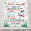 Personalized To My Bonus Daughter Gifts Blanket From Stepmom Stepdad Whenever You Feel Dragonfly Stepdaughter Birthday Gifts Christmas Fleece Blanket | teecentury