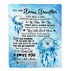 Personalized To My Bonus Daughter Gifts Blanket From Stepmom Wherever Your Journey In Life Dream Catcher Stepdaughter Birthday Gifts Customized Fleece Throw Blanket | teecentury