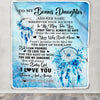 Personalized To My Bonus Daughter Gifts Blanket From Stepmom Wherever Your Journey In Life Dream Catcher Stepdaughter Birthday Gifts Customized Fleece Throw Blanket | teecentury