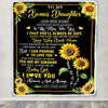 Personalized To My Bonus Daughter Gifts Blanket From Stepmom Wherever Your Journey In Life Sunflower Stepdaughter Birthday Gifts Custom Fleece Throw Blanket | teecentury