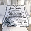 Personalized To My Bonus Daughter Gifts Blanket From Stepmom White Tiger My Only Wish For You Stepdaughter Birthday Gifts Graduation Christmas Fleece Blanket | teecentury