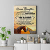 Personalized To My Bonus Daughter Gifts Canvas From Stepmom Whenever Horse Unique Birthday Gifts For Stepdaughter Graduation Christmas Custom Print Framed Canvas | teecentury