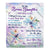 Personalized To My Bonus Daughter Gifts From Step Mom Blanket Don't Give Up Dragonfly Gifts For Stepdaughter Birthday Graduation Christmas Fleece Blanket | teecentury
