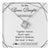 Love Knot Necklace 14K White Gold Finish | 1 | Personalized To My Bonus Daughter Gifts From Stepmom Necklace Together Forever With Heartfelt Message Stepdaughter Birthday Christmas Gift Box Message Card | https://teecentury.