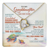 Forever Love Necklace 18K Yellow Gold Finish | 1 | Personalized To My Bonus Daughter Gifts Necklace From Stepmom Whenever Turtle Unique Birthday Gifts For Stepdaughter Christmas Custom Gift Box Message Card | https://teecentury.