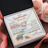 Interlocking Hearts Necklace Stainless Steel & Rose Gold Finish | 2 | Personalized To My Bonus Daughter Gifts Necklace From Stepmom Whenever Turtle Unique Birthday Gifts For Stepdaughter Christmas Custom Gift Box Message Card | https://teecentury.