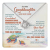 Love Knot Necklace 14K White Gold Finish | 1 | Personalized To My Bonus Daughter Gifts Necklace From Stepmom Whenever Turtle Unique Birthday Gifts For Stepdaughter Christmas Custom Gift Box Message Card | https://teecentury.