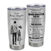 Personalized To My Bonus Daughter Gifts Tumbler From Stepdad Whenever Man Unique Birthday Gifts For Stepdaughter Graduation Christmas Custom Stainless Steel Travel Mug | teecentury