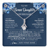 Alluring Beauty Necklace 14K White Gold Finish | 1 | Personalized To My Bonus Daughter Necklace From Stepdad Proud Of You Birthday Gifts For Stepdaughter Jewelry Gifts Christmas Custom Gift Box Message Card | https://teecentury.