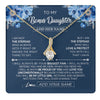 Alluring Beauty Necklace 18K Yellow Gold Finish | 1 | Personalized To My Bonus Daughter Necklace From Stepdad Proud Of You Birthday Gifts For Stepdaughter Jewelry Gifts Christmas Custom Gift Box Message Card | https://teecentury.