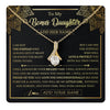 Alluring Beauty Necklace 18K Yellow Gold Finish | 1 | Personalized To My Bonus Daughter Necklace From Stepdad Your Biggest Fan Birthday Gifts For Stepdaughter Gifts Christmas Jewelry Custom Gift Box Message Card | teecentury.myshopify