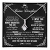 Alluring Beauty Necklace 14K White Gold Finish | 1 | Personalized To My Bonus Daughter Necklace From Stepmom Dad Inspirational Strength Bonus Daughter Birthday Gifts Christmas Customized Gift Box Message Card | teecentury