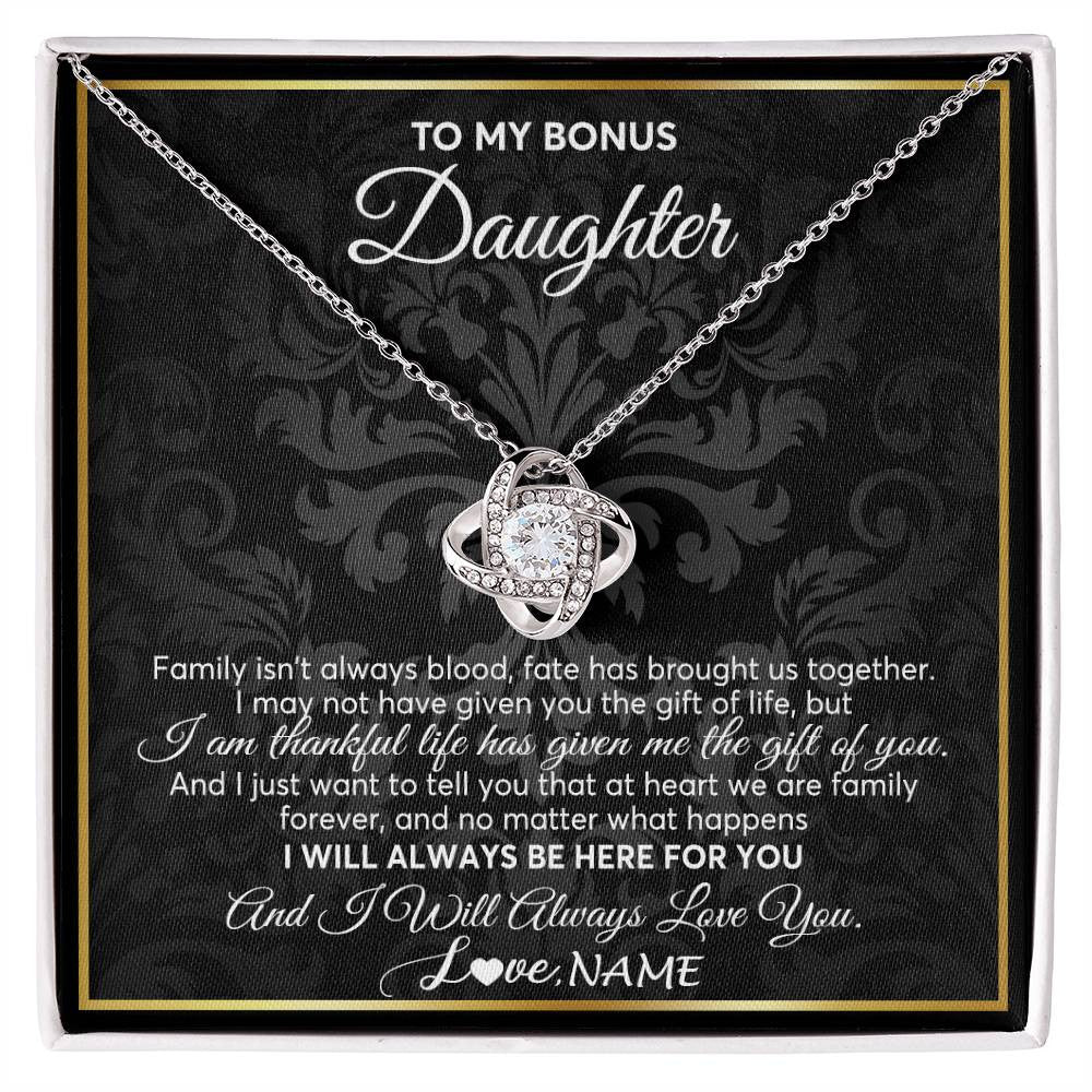 Custom father daughter necklace hot sale