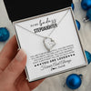 Forever Love Necklace | Personalized To My Bonus Daughter Necklace From Stepmom You Are Forever Beautiful Stepdaughter Birthday Graduation Christmas Customized Gift Box Message Card | teecentury