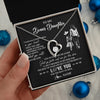 Forever Love Necklace 14K White Gold Finish | 2 | Personalized To My Bonus Daughter Necklace You Will Never Lose From Stepmother Stepdaughter Birthday Gifts Graduation Christmas Gift Box Message Card | teecentury