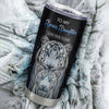 Personalized To My Bonus Daughter Tumbler From Stepmother Dad I Close My Eyes White Tiger Stepdaughter Birthday Gifts Graduation Christmas Unique Stainless Mug | teecentury