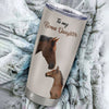 Personalized To My Bonus Daughter Tumbler From Stepmother Stainless Steel Cup This Old Horse Love You Stepdaughter Birthday Graduation Christmas Travel Mug | teecentury