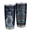 Personalized To My Bonus Daughter Tumbler Gift From Stepmom Stepdad Stainless Steel Cup This Old Tiger Love You Birthday Graduation Christmas Travel Mug | teecentury